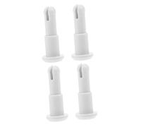 SHERCHPRY 2 Paia Accessori optometri forniture per optometria perno di carta mento ottico spilla di carta sul mento perno di carta per mentoniera ottica riposo al mento plastica bianca