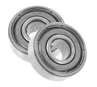 SHERCHPRY 2 Pezzi Accessori Per Sedie a Rotelle Cuscinetti a Manicotto Cuscinetti Rotondi Montaggio Del Carrello Parti Della Sedia a Rotelle Cuscinetto Del Canottaggio Acciaio Silver