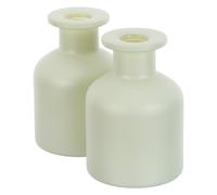 SHERCHPRY 2 Pezzi Bottiglia Vuota in Vetro da 150ml per Aromaterapia, Diffusore Cilindrico Elegante e Robusto per Oli Essenziali, Decorazione Moderna per Soggiorno e Casa