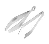 SHERCHPRY 2 Pezzi Clip di osso pesce per trattamento attrezzo utensili da cucina dello chef pinzetta per lische di pesce depilatori per maiali Acciaio inossidabile Argento
