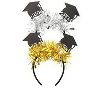 SHERCHPRY 2 Pezzi Di Accessori Per Da Cappello Da Dottore Fasce Per Feste Di Laurea Striscioni Di Congratulazioni Nappa Per Da Laurea Fascia Per Da Addio