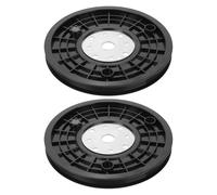 SHERCHPRY 2 Pezzi di Ricambio per Bici da Fitness Puleggia per Puleggia per Cinghia di Trasmissione Disco per Ruote in Plastica Ruote di Ricambio per