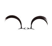 SHERCHPRY 2 pezzi Fermagli Cosplay Anime Neri Clip Leggere e Resistenti per Acconciature Divertenti e Fermaglio Sicuro Pigtail per Eventi Cosplay