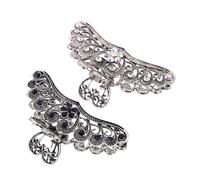 SHERCHPRY 2 Pezzi Grandi Fermagli Per Capelli In Metallo Fermagli Per Capelli Occidentali Per Donne Vale A Dire Con Strass