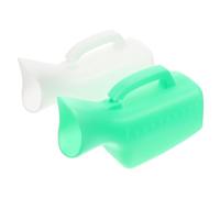 SHERCHPRY 2 Pezzi per Urina Femminile Portatile Urinatoio per Donne Rinforzata per Viaggi Ospedali e Campeggio Capacità Verde