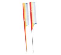 SHERCHPRY 2 Pezzi pettine a coda appuntita Bene professionale Bagnato pettini per ricci attrezzo nozze scegliere pettini per le donne stuzzicare il pettine plastica