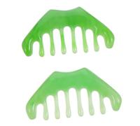 SHERCHPRY 2 pezzi Pettine Portatile per Acupoint Strumento per Capelluto e Design con Adatto Uomini Ogni