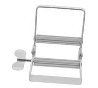 SHERCHPRY 2 Pezzi spremi dentifricio adulti estrusore manuale dente mano per Stringer del tubo supporto porta dentifricio avvolgitore di dentifricio distributore di tubi alluminio Argento
