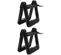 SHERCHPRY 2 Pezzi Tagliare La Clip in Pasta Impasto Squeezer Manuale Del Dentifricio Inossidabile Spremi Tubo Di Pigmento Dentifricio Squeezer Metal Clip Spremi Dentifricio Addominali Nero