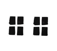 SHERCHPRY 2 Set Accessori Per Dreadlock Gruppo Musicale Fascia Elastici Elastico Bandana Cappello Avvolgente Berretti Dreadlock Cappelli Tubo Dreadlocks Black Cotone Mercerizzato 4 Pezzi*2