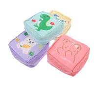 SHERCHPRY 2 Set Borsa Portatile Per Donne Borse Per Assorbenti Pochette Per Monete Orsi Viaggi E Ufficio 4 Pezzi * 2