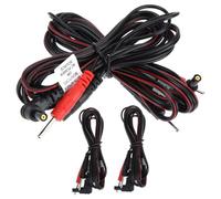 SHERCHPRY 2 Set Cavo Dell'elettrodo Cavo Per Dispositivi Cavi Degli Fili Di Per La Macchina Cavo Per Macchina Per Fisioterapia Connettori Pin Da 2 Mm Filo Di Rame 4 Pezzi*2