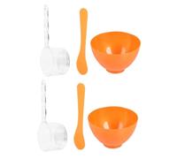 SHERCHPRY 2 Set Ciotola degli strumenti che regola il film collagene strumenti di bellezza ciotola per maschera da salone di bellezza ciotola per mescolare le maschere facciali pp