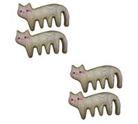 SHERCHPRY 2 Set Pettine Da Massaggio Strumento Di Massaggio Toelettatura Spargimento Largo Gatto Pettine iante io Al Nessun Statico Sandalo 2 Pezzi * 2