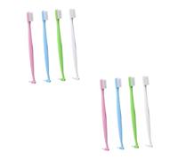 SHERCHPRY 2 Set Spazzolini Per Orale Con Affusolata Per Denti E Denti Design Ergonomico Per Accesso Facile Alle Zone Difficili Raggiungere 4 Pezzi * 2