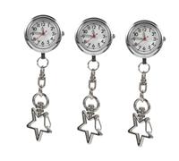 SHERCHPRY 2 x orologi in silicone da uomo con luce in lega, Argento 1 x 3 pezzi, 8.8×2.7cmx3pcs