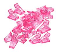 SHERCHPRY 20 Pezzi Clip Per Nail Art Dito Clip Per Unghie Per Una Rapida Costruzione Unghie Finte Morsetti Per L'estensione Delle Unghie Polacco Unghia Rosa Addominali