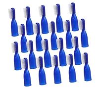 SHERCHPRY 20 Pezzi Spazzolino da denti a mezzo dito sottile mini ultraleggero Compatto rosa piccolo spazzolino manuale viaggio spazzolino da denti spazzolino da denti della prigione pp