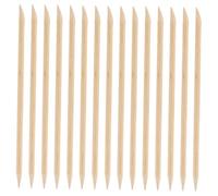SHERCHPRY 200 Pezzi Pulizia Solido Remover Polacco Bastoncini Per Cuticole Per Unghie in Legno Bastoncini Per Manicure Bastoncino Per Manicure Khaki Di Legno