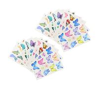 SHERCHPRY 20fogli Tatuaggi Temporanei Farfalle Colorate Adesivi Per Ragazzo Ragazza Ragazze Donne Fai Da Te Feste Decorazioni Corpo Cellulare Finestre Porte
