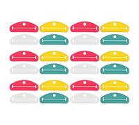 SHERCHPRY 24 Pezzi Spremi Tubetti Dentifricio e Lozione da Bagno, Set 24 Pezzi in Plastica Multiuso, Estrattore Manuale Compatto per Creme Mani e Viso, Accessorio Riutilizzabile per Uso