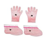 SHERCHPRY 2paia Guanti Idratanti Cera Terapeutica Per Mani e Piedi Pellicola Per Cera Di Paraffina Copertura Per Mani Kit Completo Per Spa e Trattamenti Domestici