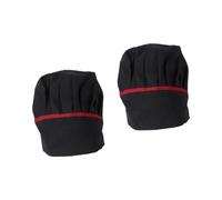 SHERCHPRY 2pezzi Cappello da Chef Unisex per Ristoranti e Cucine Cappello da Cameriere Traspirante e Resistente Design Elegante e Confortevole per Cucina Professionale per Uso Quotidiano e