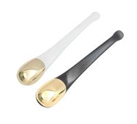 SHERCHPRY 2pezzi Cucchiaio Per Crema in Metallo Cucchiaio Per Crema Contorno Occhi Per Per Maschera Strumento Per