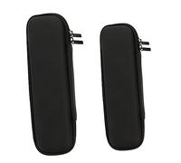 SHERCHPRY 2pezzi Custodia per Spazzolino Elettrico Pu da Viaggio per Contenere Spazzolino Caricabatterie Testina e Accessori Cerniera Liscia e Interno per Facile Pulizia