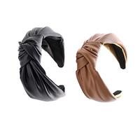 SHERCHPRY 2pezzi Fasce Per Capelli Da Doccia Nodo Realizzate in Morbido Materiale Pu Pratiche e Lavabili Adatte Per Esercizi e Yoga