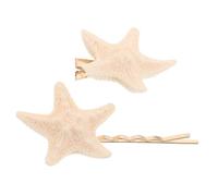 SHERCHPRY 2pezzi Fermaglio Per Capelli a Forma Di Stella Vintage Per Donna Accessorio Decorativo Per Mare e Spiaggia Realizzato in Plastica Resistente e Lega Di Zinco Facile Da Usare Per Fra