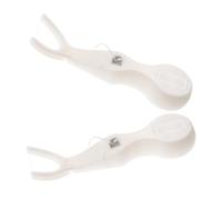 SHERCHPRY 2pezzi Portafilo Ricaricabile di Bastoncini Riutilizzabili per Pulizia Orale Manico per Forma di Y Pulizia dei Denti