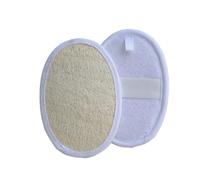 SHERCHPRY 2pezzi Spazzola in Luffa per Doccia e Bagno Esfoliante Naturale per Corpo Scrub Delicato per Pelli Grasse e Secche Corda per Appendere Espandibile quando Bagnato