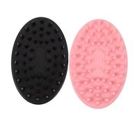 SHERCHPRY 2pezzi Spazzola Silicone Doccia Ragazzo Ragazza Ragazza Massaggio Capelli Sporcizia Rimuove Asciuga Pulizia Viaggio Palestra Piscine