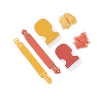 SHERCHPRY 2Set Esfolianti per Bagno e Asciugamani Strumenti per Del con Palla Esfoliante Materiale Sicuro e Facile per Massaggi e Rimozione Impurità