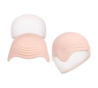 SHERCHPRY 2sets Calotta Calva Beige in Lattice per Trucco e Cosplay Adatta Uomini e Donne Design Realistico e Traspirante per Usi Prolungati