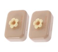 SHERCHPRY 2sets Porta Lenti Da Viaggio Astuccio Per Lenti Piccolo e Leggero Custodia Per Contatto Chiusura Di Perdite Scatola Per Portatile e Pratica