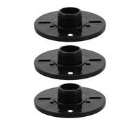 SHERCHPRY 3 Pezzi Adattatore per Tromba Tweeter, Adattatore per Altoparlante Acuti, Plastica Nera, Multihole, Filettatura Interna ed Esterna, Ø100mm, per Sistemi Audio e Stage Indoor