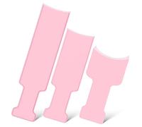 SHERCHPRY 3 Pezzi Bordo Permanente Asse Evidenziare Il Pettine Per i Momenti Salienti Tinta Per Kit Per Il Balayage Kit Di Evidenziazione Attrezzo Striature Pettini Rosa Plastica