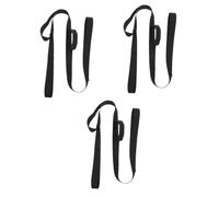 SHERCHPRY 3 Pezzi Cintura Per Gambe Caviglie Fasce Elastiche Per Esercizi Supporto Per Sollevamento Gambe Cintura Per Sollevamento Fisioterapico Fascia Per Gambe 1 Articolo Nero