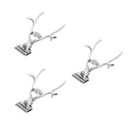 SHERCHPRY 3 Pezzi Tagliacapelli Manuale per Animali Domestici Ultra Silenzioso Ergonomico e Facile Usare per Tutte