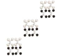 SHERCHPRY 3 Set Bottoni Senza Chiodi Bottone in Vita Bottone Dei Jeans Pantaloni Stretti Regolatore Della Vita Regolatore Dei Pantaloni Regolatore In Bassa Per Pantani Lega 4 Pezzi * 3