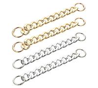 SHERCHPRY 3 Set Catena Per Scarpe Con Foro Elastico Catene Di Decorazioni Per Scarpe Accessori Scarpe Accessori Per Scarpe Accessorio Fai Da Te Per Le Scarpe Abbellimento Sandali 4 Pezzi * 3