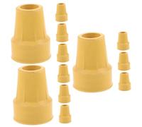 SHERCHPRY 3 Set Cuscinetti Per Le Stampelle Bastoni Da Passeggio Nero Cappucci Del Da Passeggio Di Grandi Dimensioni Pastiglie Presa Gomme Giallo Gomma Da Cancellare 4 Pezzi * 3