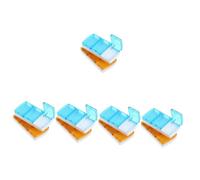 SHERCHPRY 3 Set Scatola Dispensatrice Di Medicinali Organizzatore Quotidiano Della Pillola Organizzatore Di Medicine Medicinale Pillola Tascabile Fortino Mini Piccolo Addominali 2 Pezzi * 3