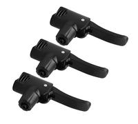 SHERCHPRY 3pezzi Adattatore Pompa Bicicletta Testa Doppia Compatibile Valvola Americana Britannica Uso Versatile Pneumatici Moto Auto Palloni Sportivi