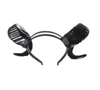 SHERCHPRY 3pezzi Devil Horns Headband Costume Accessory Per Cosplay e Halloween Cerchietto Con Corna Grandi Per Feste e Carnevali Look Unico e Accattivante