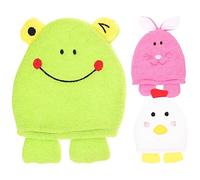 SHERCHPRY 3pezzi Guanto Esfoliante Per Corpo Guanto Da Doccia Realizzato Sottile Sicuro Per Hotel Famiglie e Dormitori Per Esfoliazione e