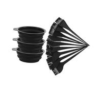 SHERCHPRY 3sets Pennelli per Tintura Capelli Kit di Ciotole Pieghevoli per Mescolare Colore Applicatore per Capelli Strumenti per Tintura Professionale