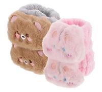 SHERCHPRY 4 Pezzi Braccialetti Assorbenti Colorati per Lavaggio Braccialetti Comodi per Make Up per Spa Della